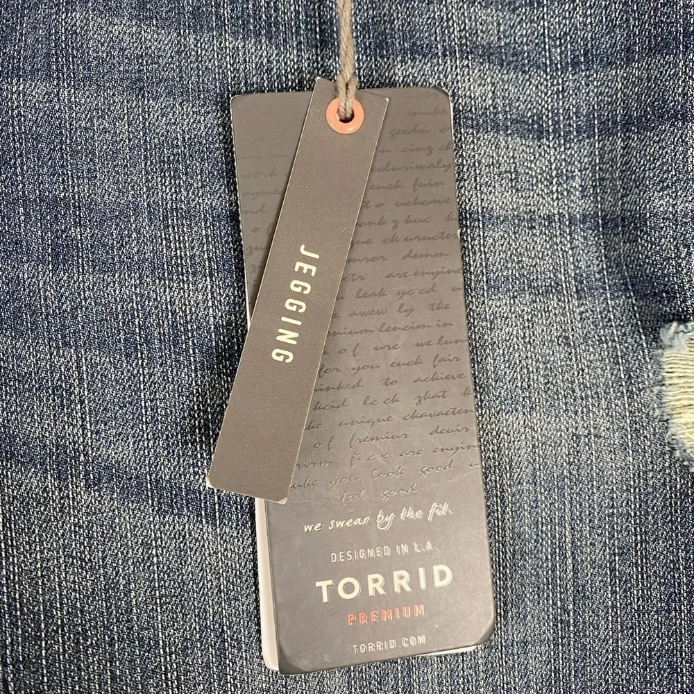 Torrid Denim Skinny High Waisted Jeggings size 24 - Picture 10 of 12
